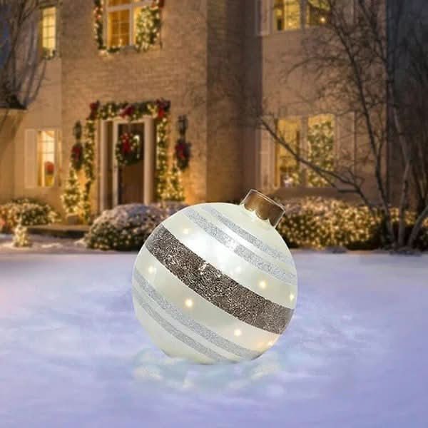Giant Inflatable Ornament Ball with Heat-Sealed Seams for Outdoor Decorations - Image 20
