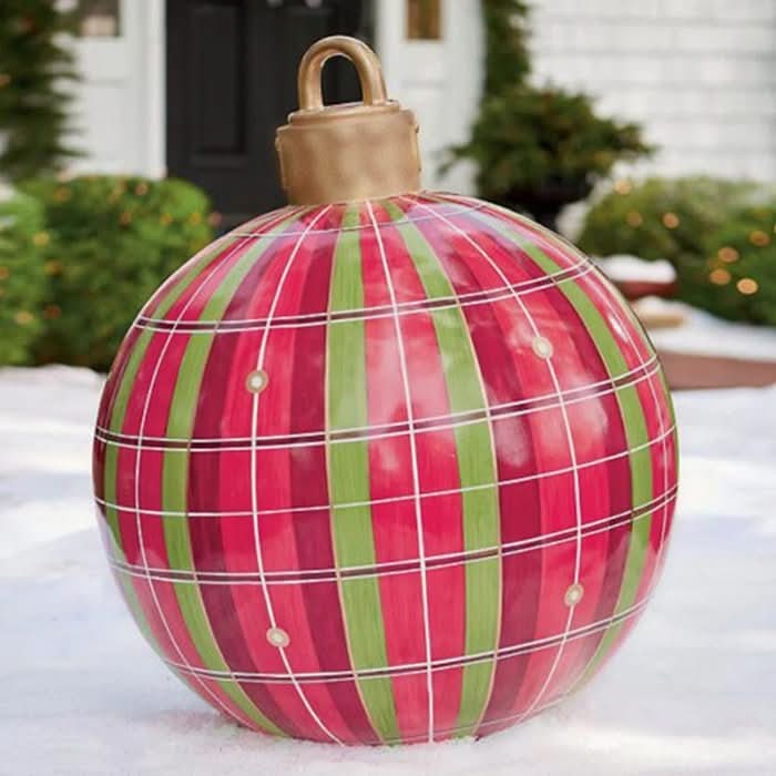 Giant Inflatable Ornament Ball with Heat-Sealed Seams for Outdoor Decorations - Image 23