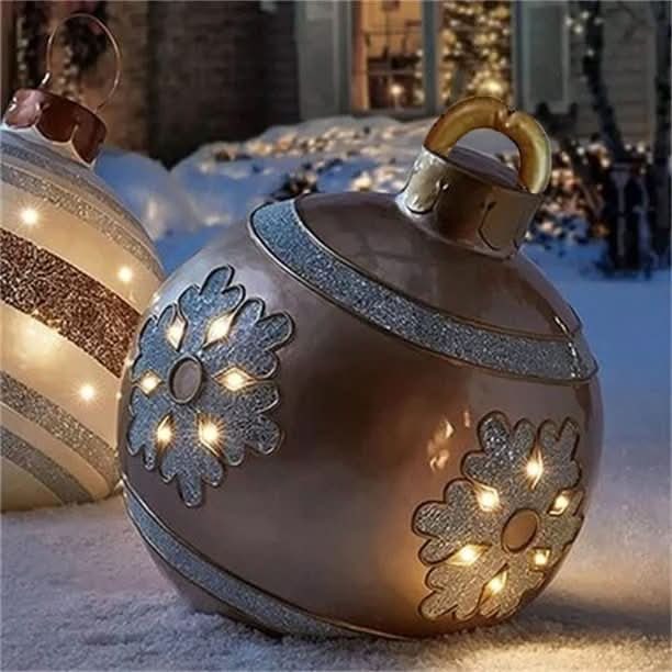 Giant Inflatable Ornament Ball with Heat-Sealed Seams for Outdoor Decorations - Image 25