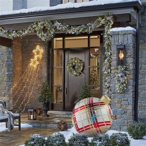 Giant Inflatable Ornament Ball with Heat-Sealed Seams for Outdoor Decorations - Image 31
