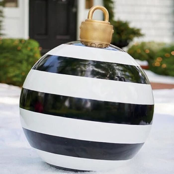 Giant Inflatable Ornament Ball with Heat-Sealed Seams for Outdoor Decorations - Image 34
