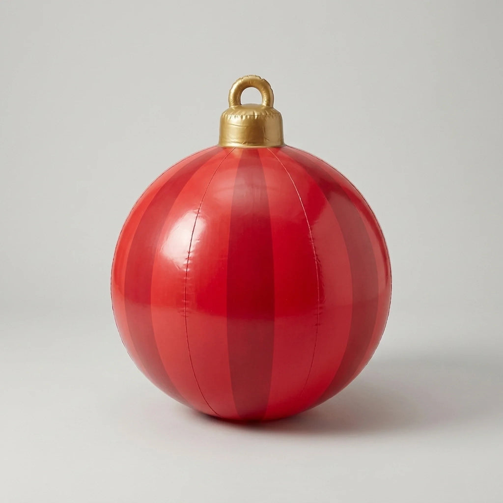 Giant Inflatable Ornament Ball with Heat-Sealed Seams for Outdoor Decorations - Image 4