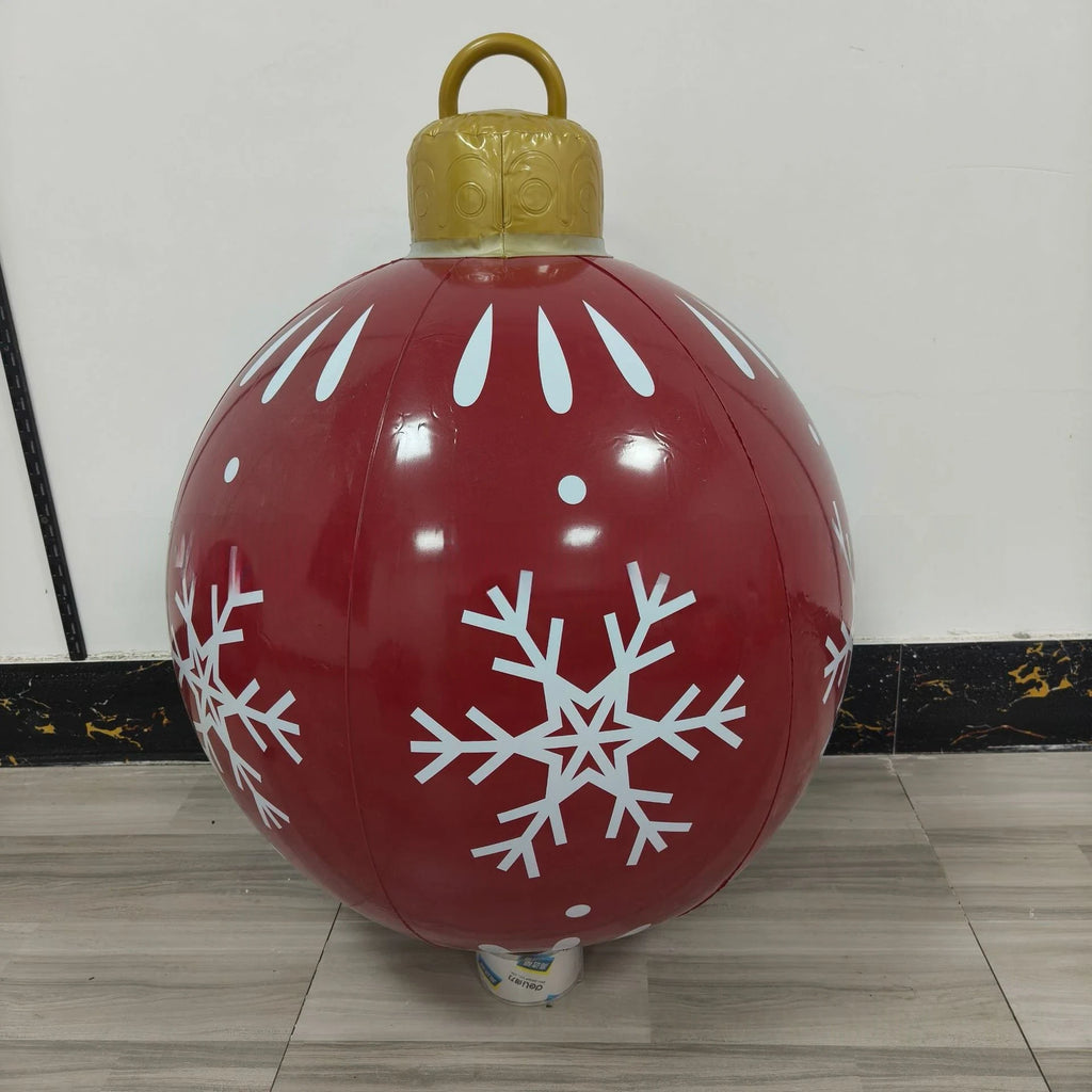 Giant Inflatable Ornament Ball with Heat-Sealed Seams for Outdoor Decorations - Image 43