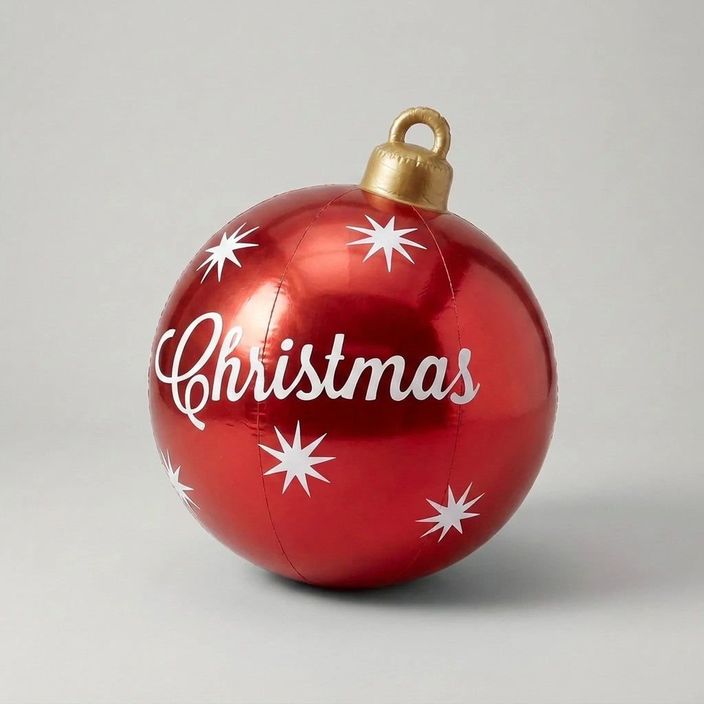 Giant Inflatable Ornament Ball with Heat-Sealed Seams for Outdoor Decorations - Image 6