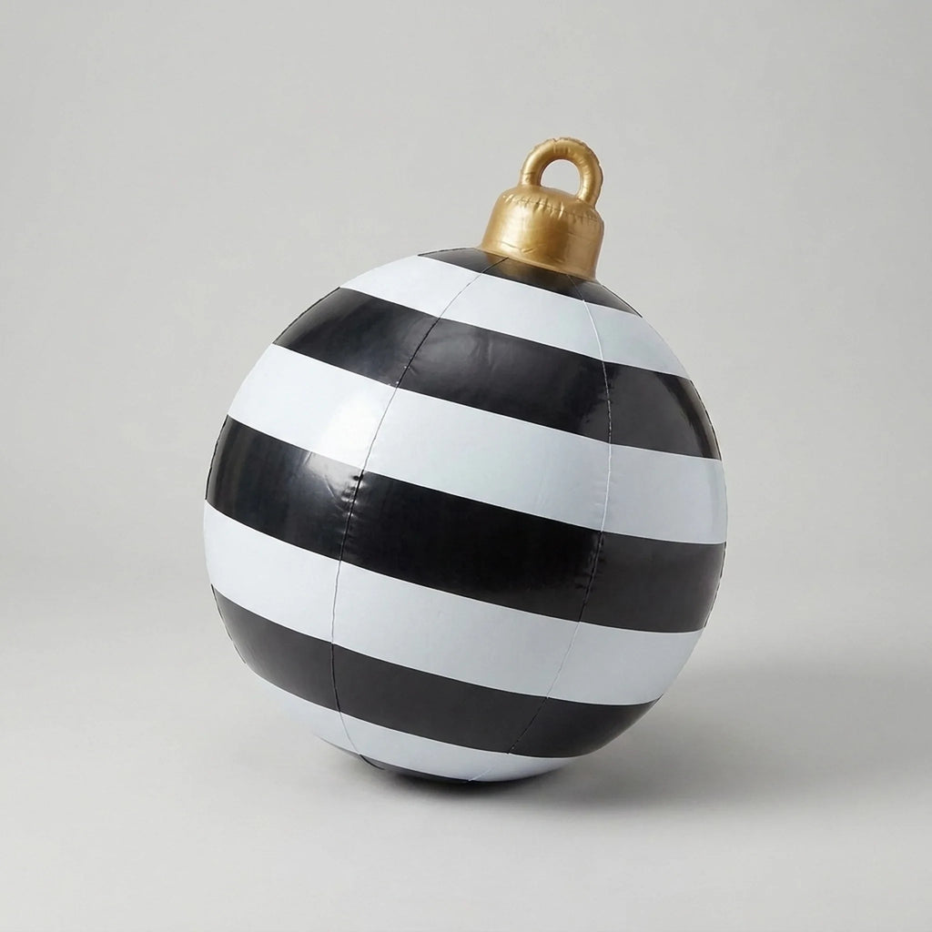Giant Inflatable Ornament Ball with Heat-Sealed Seams for Outdoor Decorations - Image 8