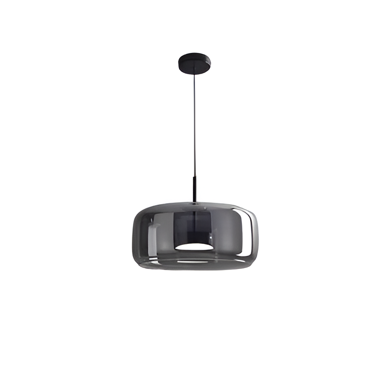 Glass Pendant Lights with LED and Adjustable Cord for Kitchen Island Living Room Ceiling - Image 1