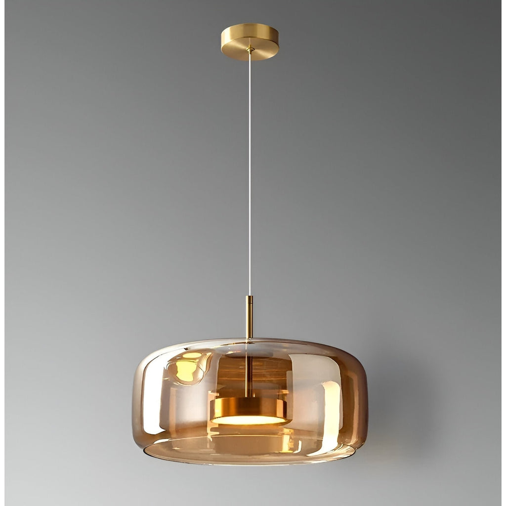 Glass Pendant Lights with LED and Adjustable Cord for Kitchen Island Living Room Ceiling - Image 2