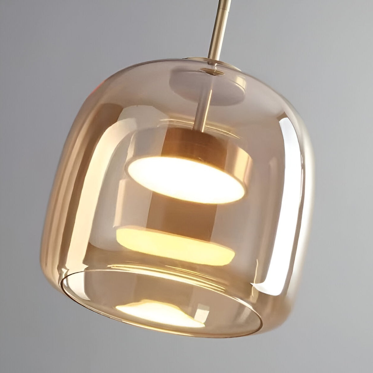 Glass Pendant Lights with LED and Adjustable Cord for Kitchen Island Living Room Ceiling - Image 28