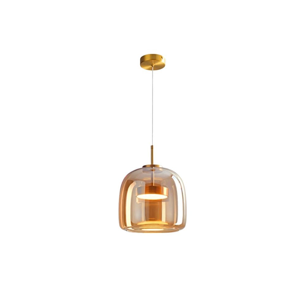 Glass Pendant Lights with LED and Adjustable Cord for Kitchen Island Living Room Ceiling - Image 34