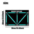 Gym Floor Mat for Soccer Footwork Training with Numbered Guides and Non-Slip Backing - Image 8