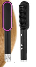 Hair Straightener Brush Heated Ceramic Flat Iron and Temperature Control - Image 3