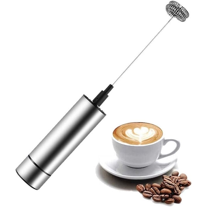 Handheld Electric Milk Frother with Stainless Steel Whisk and USB Charging - Image 5