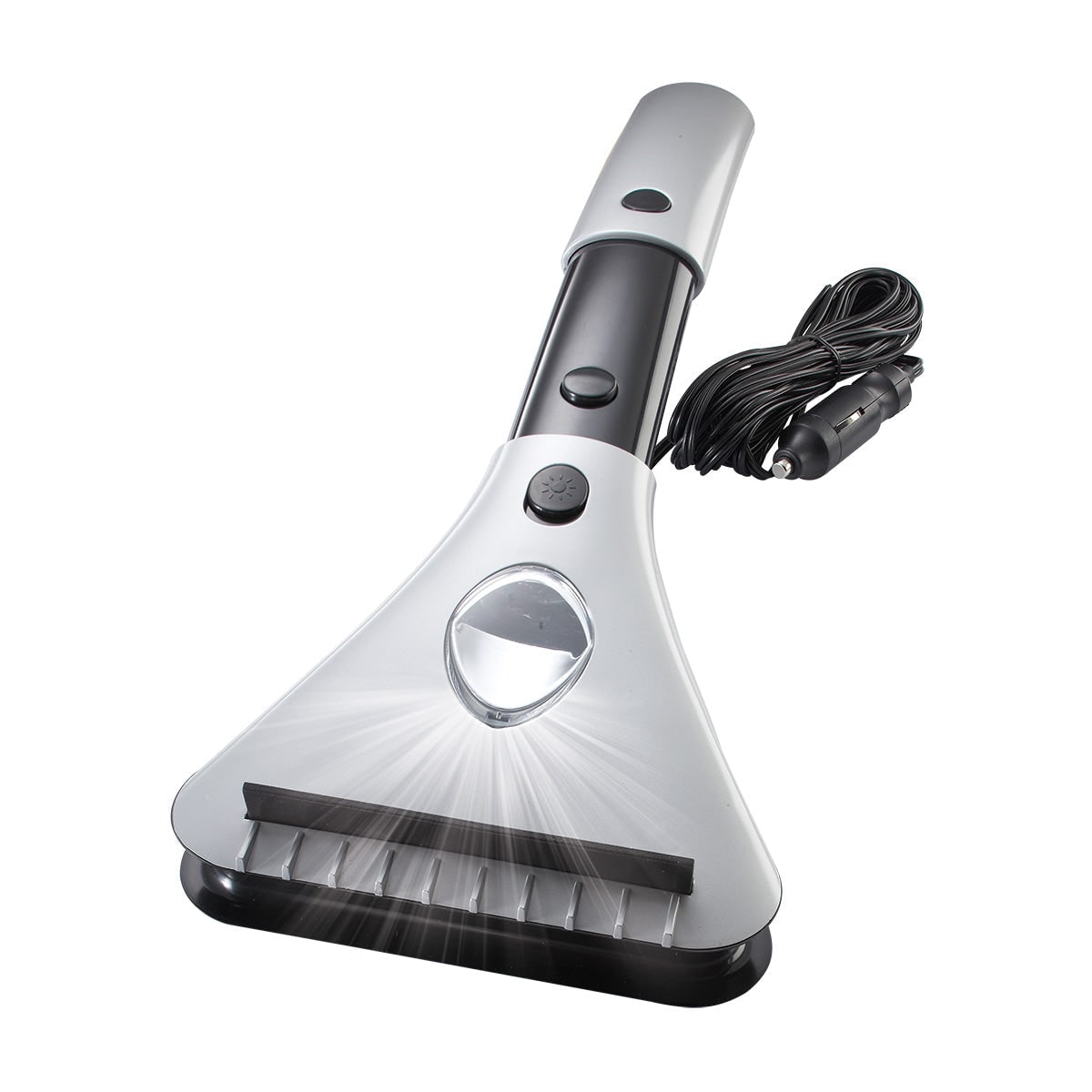 Heated Car Ice Scraper for Window with Extendable Handle LED Light and 12v Electric Power - Image 2