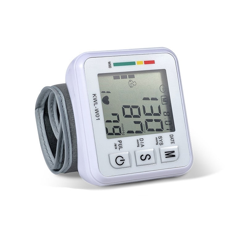 Home Wristband Automatic Blood Pressure Monitor with Portable Lcd Display and Adjustable Strap - Image 6