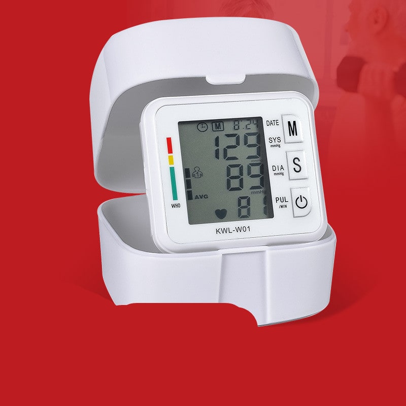 Home Wristband Automatic Blood Pressure Monitor with Portable Lcd Display and Adjustable Strap - Image 7
