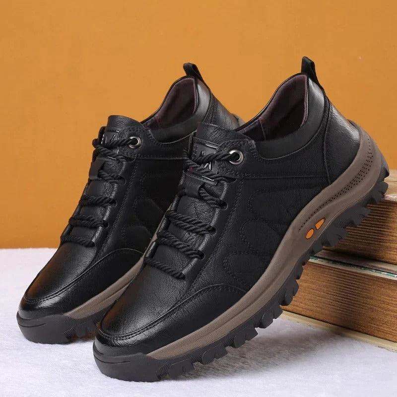 Wasserdichte Lederschuhe für Herren - Sicheres Gehen