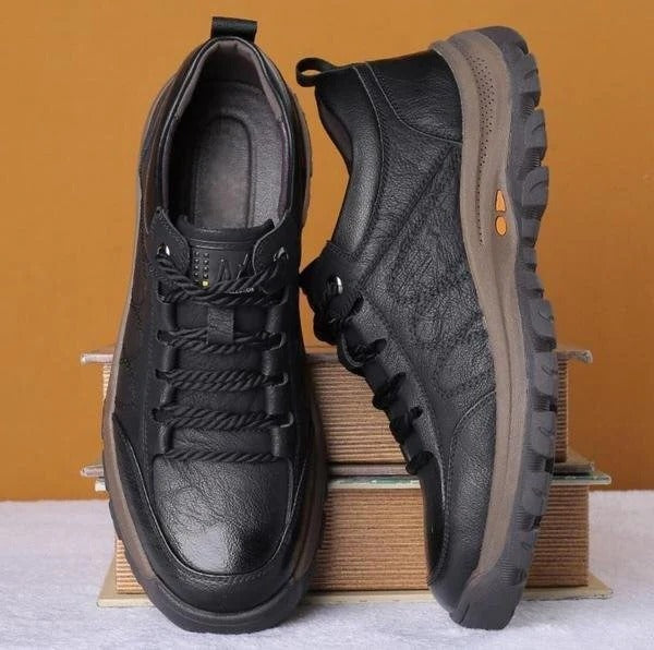 Wasserdichte Lederschuhe für Herren - Sicheres Gehen