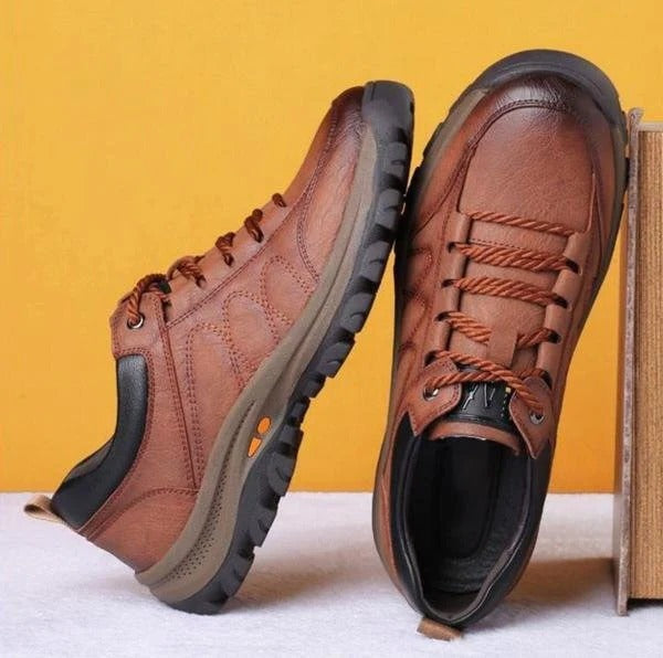 Wasserdichte Lederschuhe für Herren - Sicheres Gehen