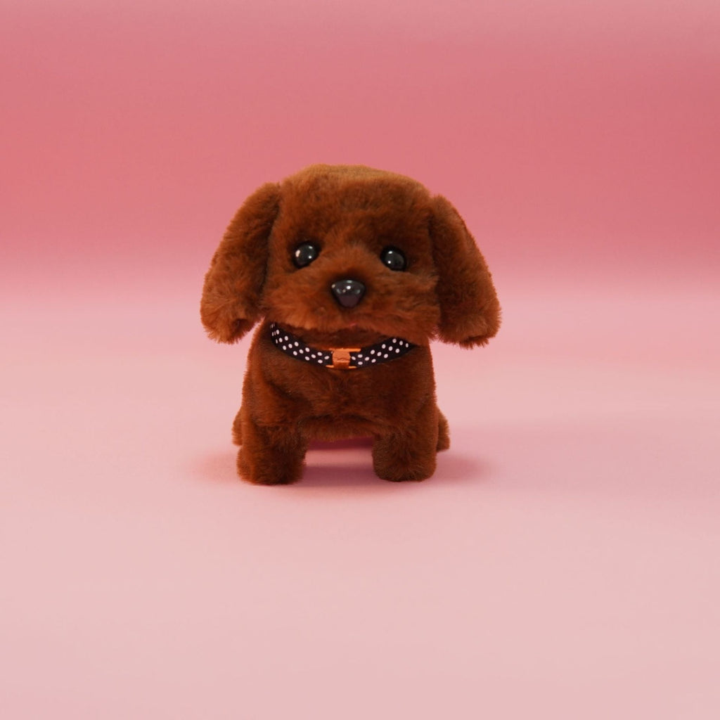 Jouet robot chiot activé par la voix et le toucher – Marche réaliste, aboiements et mouvements interactifs | Doux, silencieux et adapté aux enfants