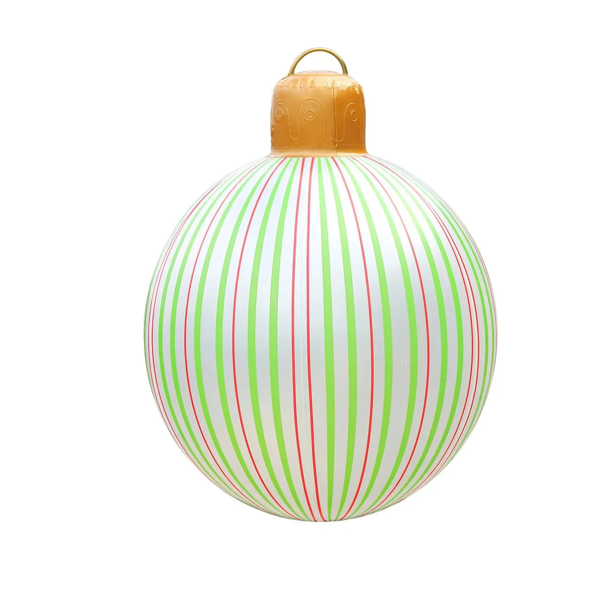 Inflatable Christmas Ornament Ball with PVC Construction for Outdoor Holiday Decorations - Image 8