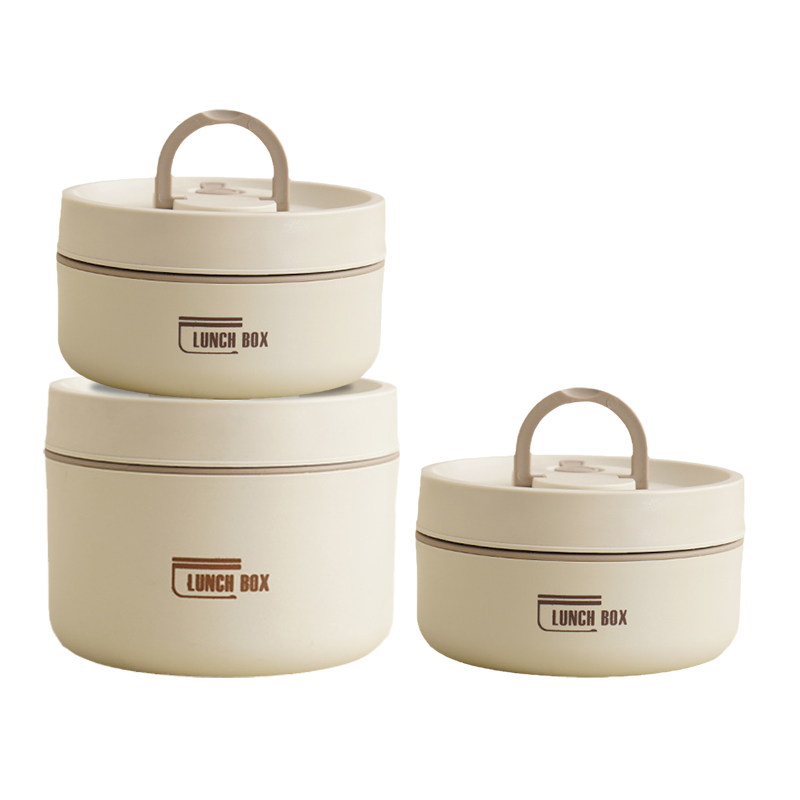 Insulated Bento Box Lunch Set Leak Proof Stainless Steel Stackable Thermal Sealed For Work - Image 17