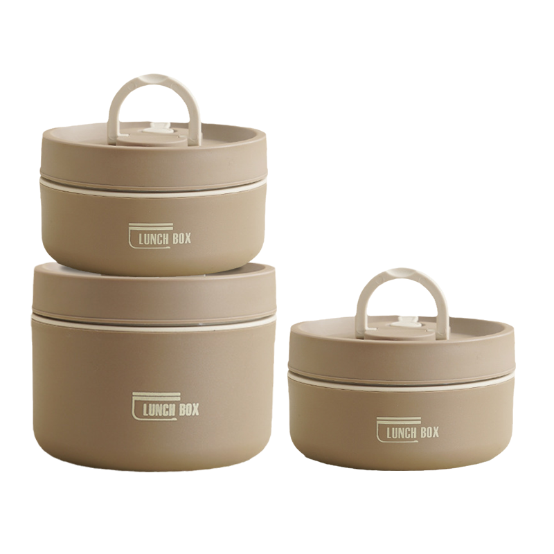 Insulated Bento Box Lunch Set Leak Proof Stainless Steel Stackable Thermal Sealed For Work - Image 19