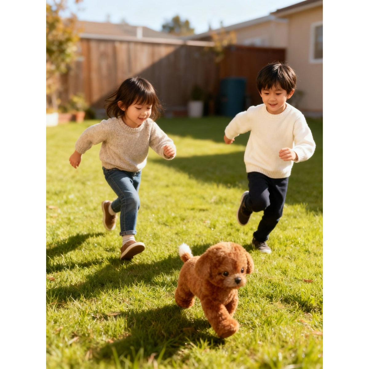 Interactive Dog Toy with Realistic Plush Fur Sounds and Moving Features - Image 9