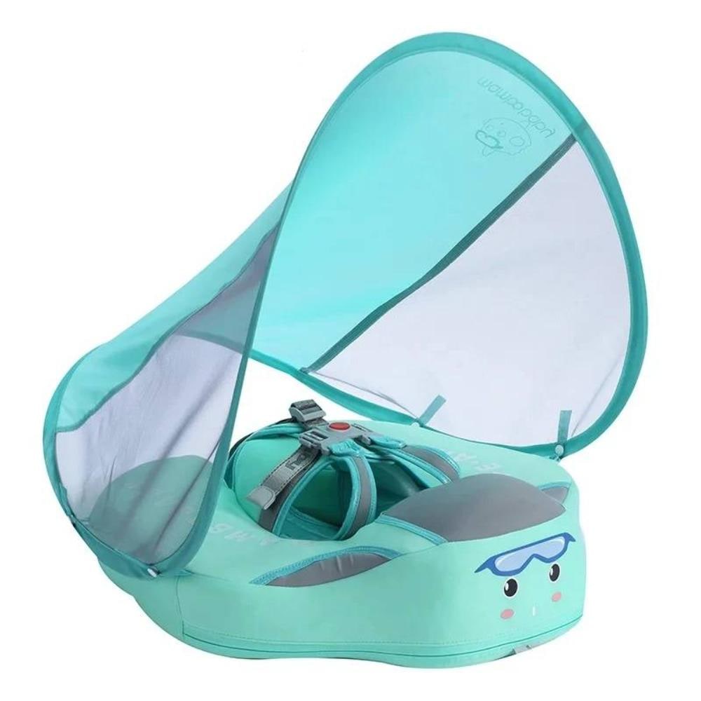 Kids' Pool Float with Detachable Sun Canopy and Lounger Design - Image 1
