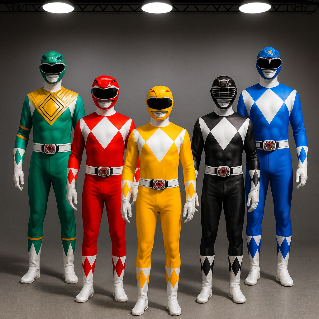 Kids' Superhero Costume Jumpsuit with Full-Head Mask Gloves and Boot Covers - Image 7