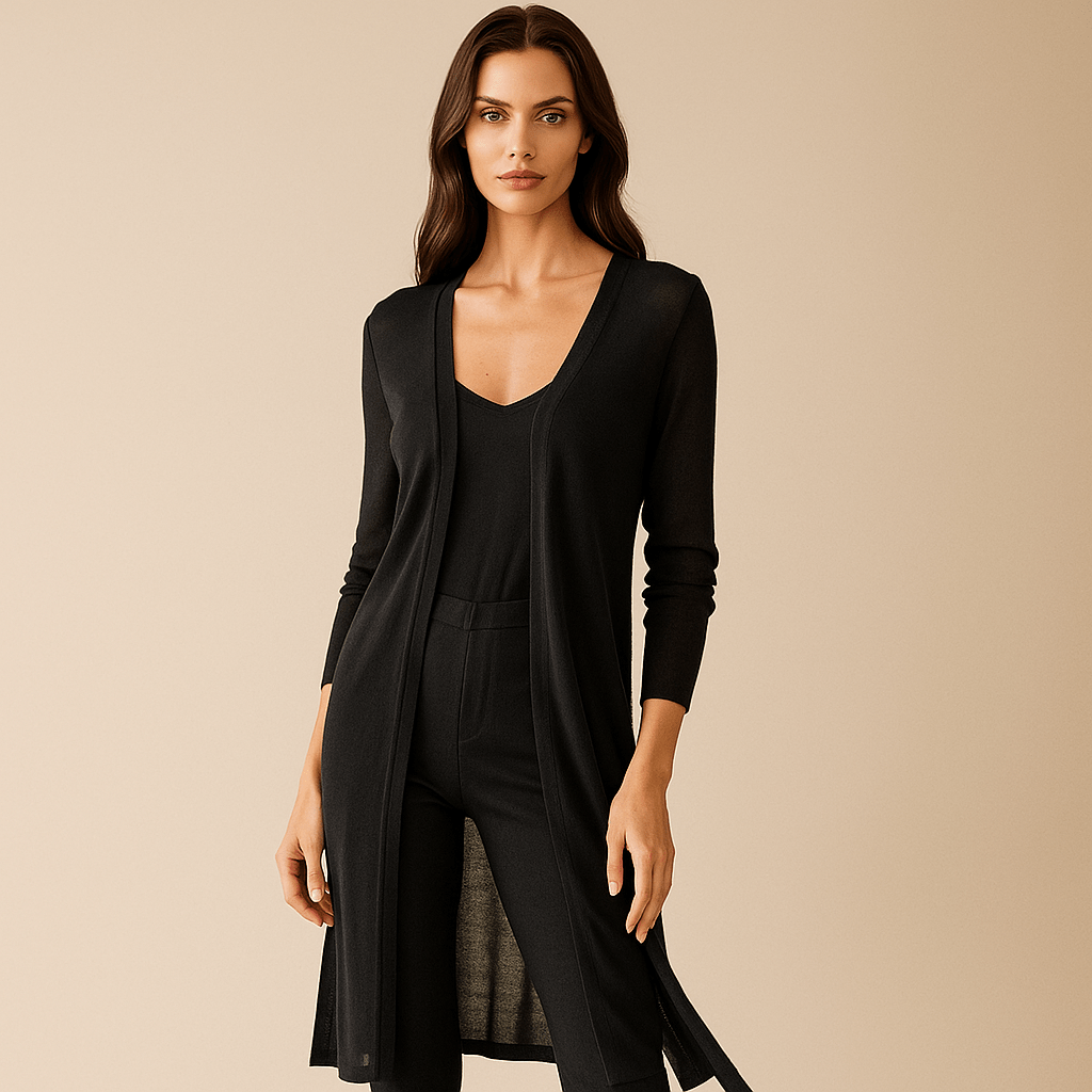 Lang Strik Cardigan - Cozy, Chic, and Warm