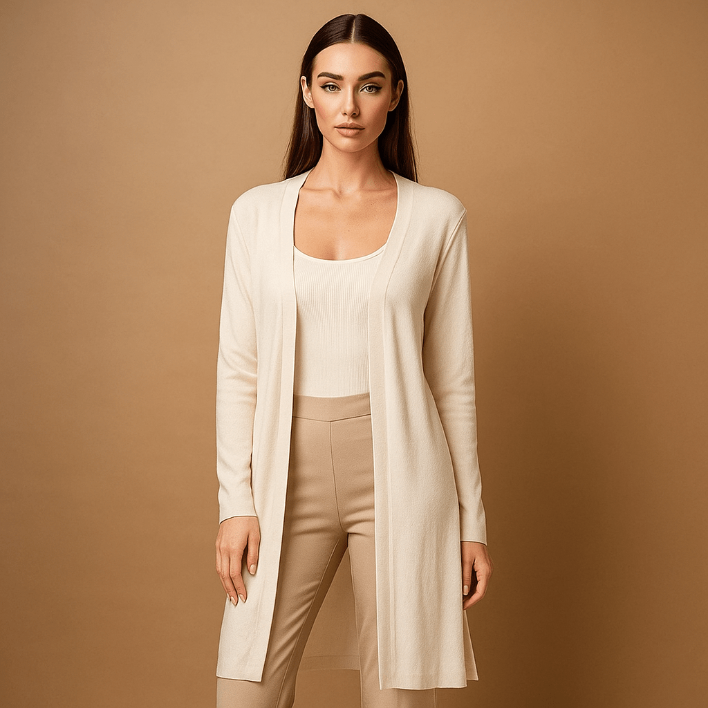 Lang Strik Cardigan - Cozy, Chic, and Warm