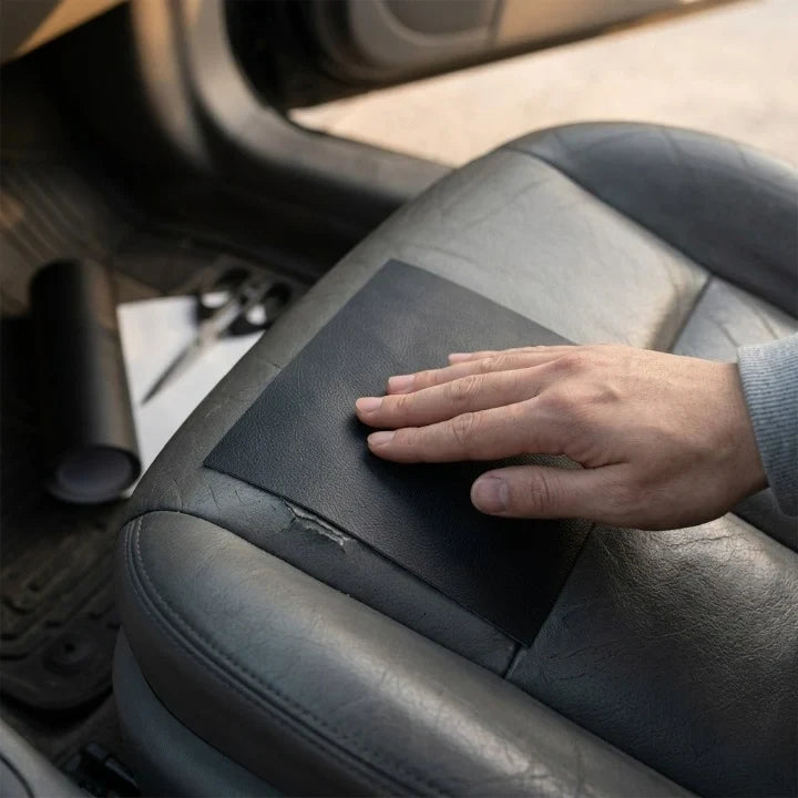 Leather Couch Patch Kit with Self Adhesive Faux Repair Patches for Car Seats - Image 2