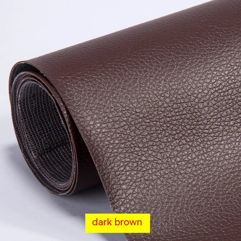 Leather Couch Patch Kit with Self Adhesive Faux Repair Patches for Car Seats - Image 9