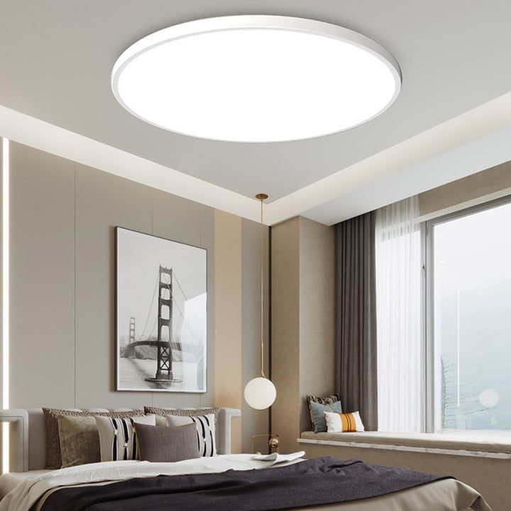 LED Ceiling Light Fixture with Flush Mount Design and Bright Modern Round Illumination - Image 8