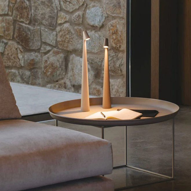 Kabellose minimalistische Stimmungslampe – Sanftes, stimmungsvolles LED-Licht mit Touch-Dimmung