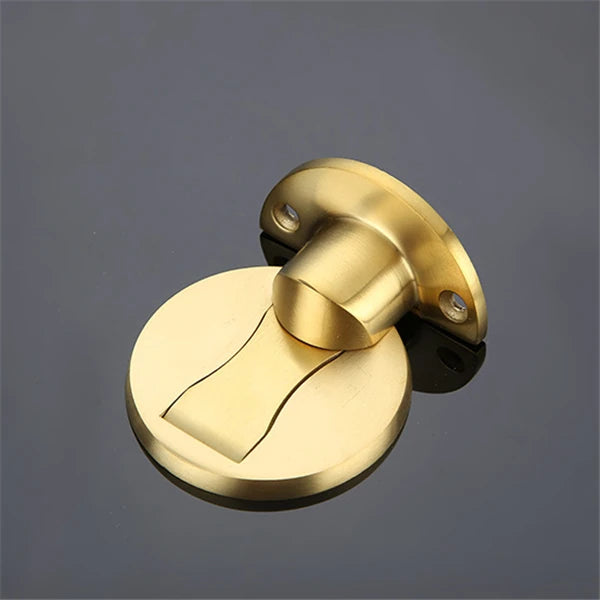 Magnetic Door Stop with Low-Profile Floor Mount and Strong Catch - Image 1