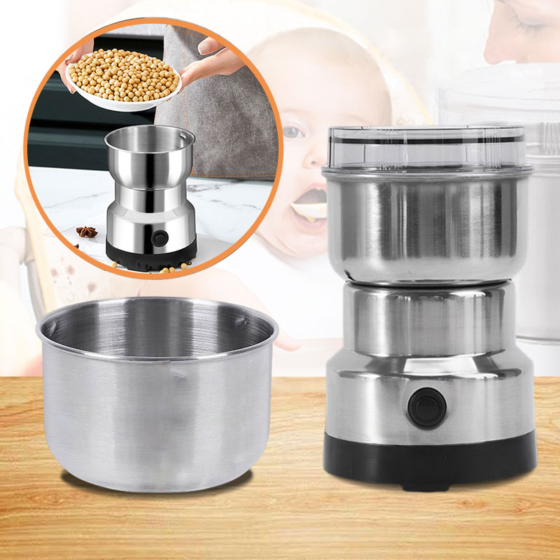 Moulin alimentaire portable multifonction - Broyeur rapide à une touche pour le café, les herbes et les épices