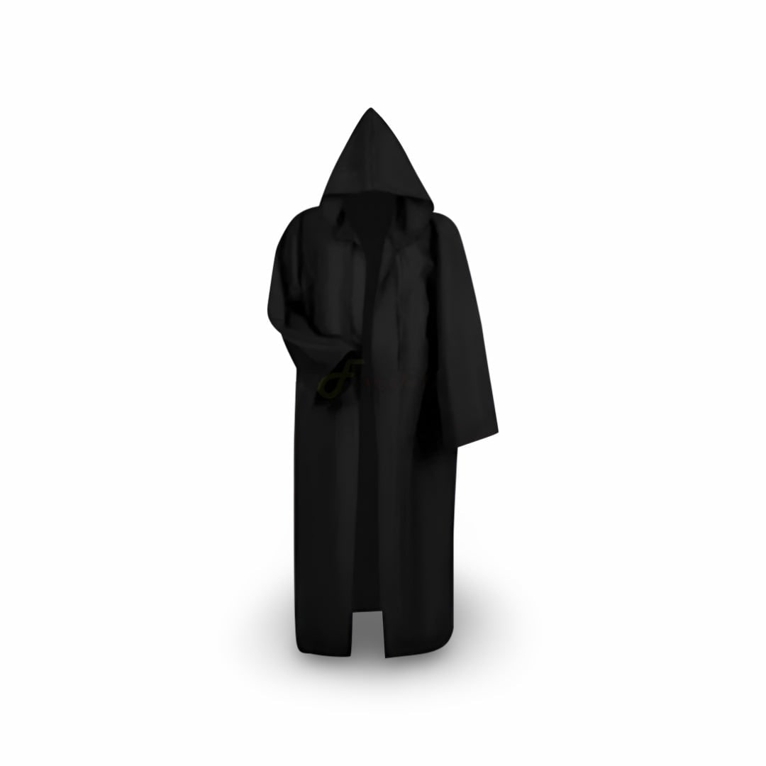 Medieval Knight Costume Tunic with Hooded Cloak and Templar Cross - Image 11