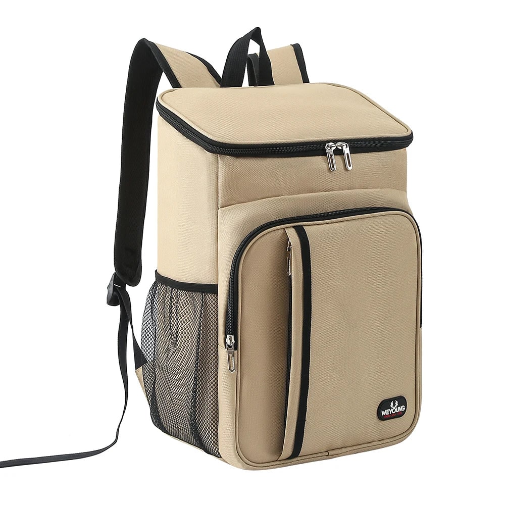 Men's Cooler Backpack with Insulated Leakproof Lining and Padded Straps - Image 1