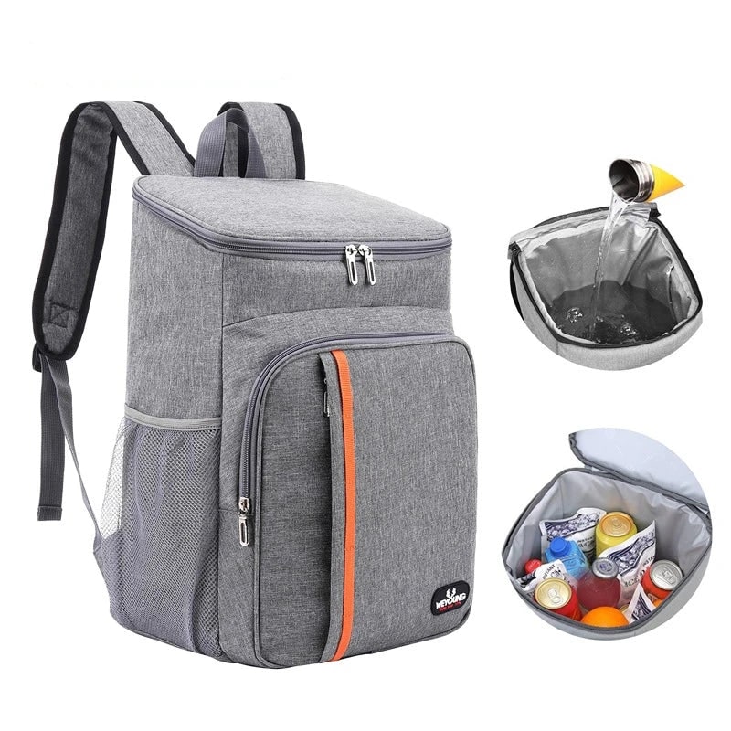 Men's Cooler Backpack with Insulated Leakproof Lining and Padded Straps - Image 3