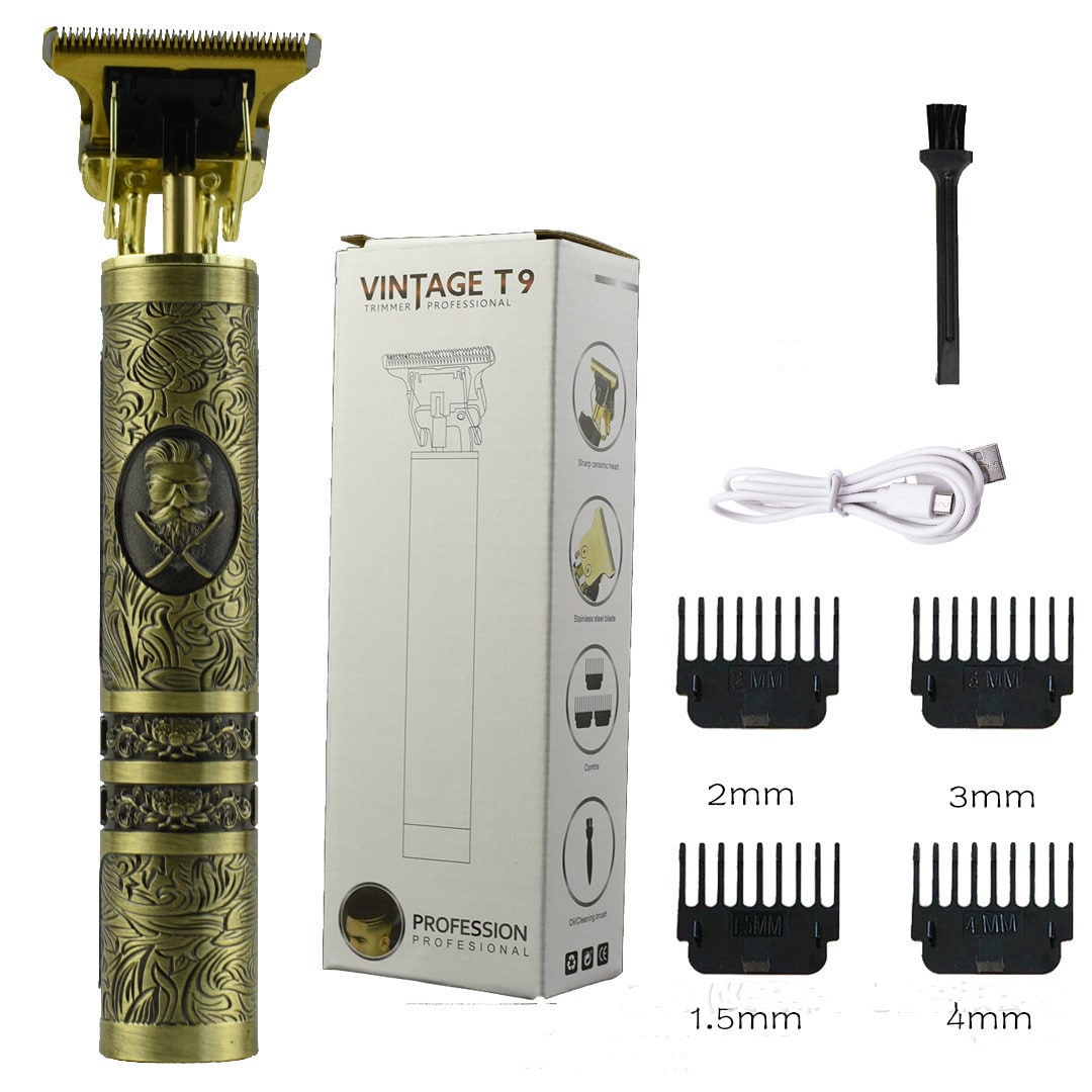 Men's Hair Trimmer for Pubic and Groin with Cordless Rechargeable Design and Metal Engraved Body - Image 4