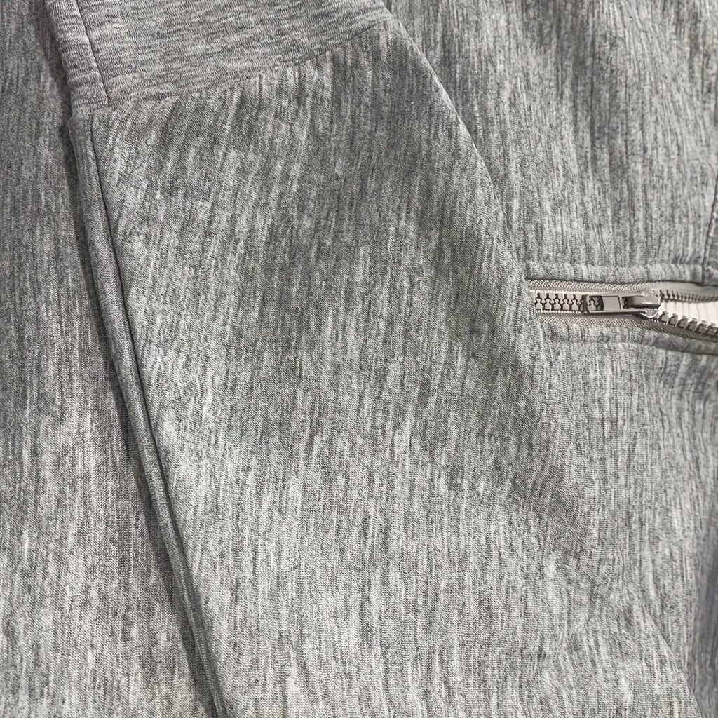 Men's Half Zip Sweatshirt with Textured Cotton Funnel Neck and Long Sleeves - Image 15