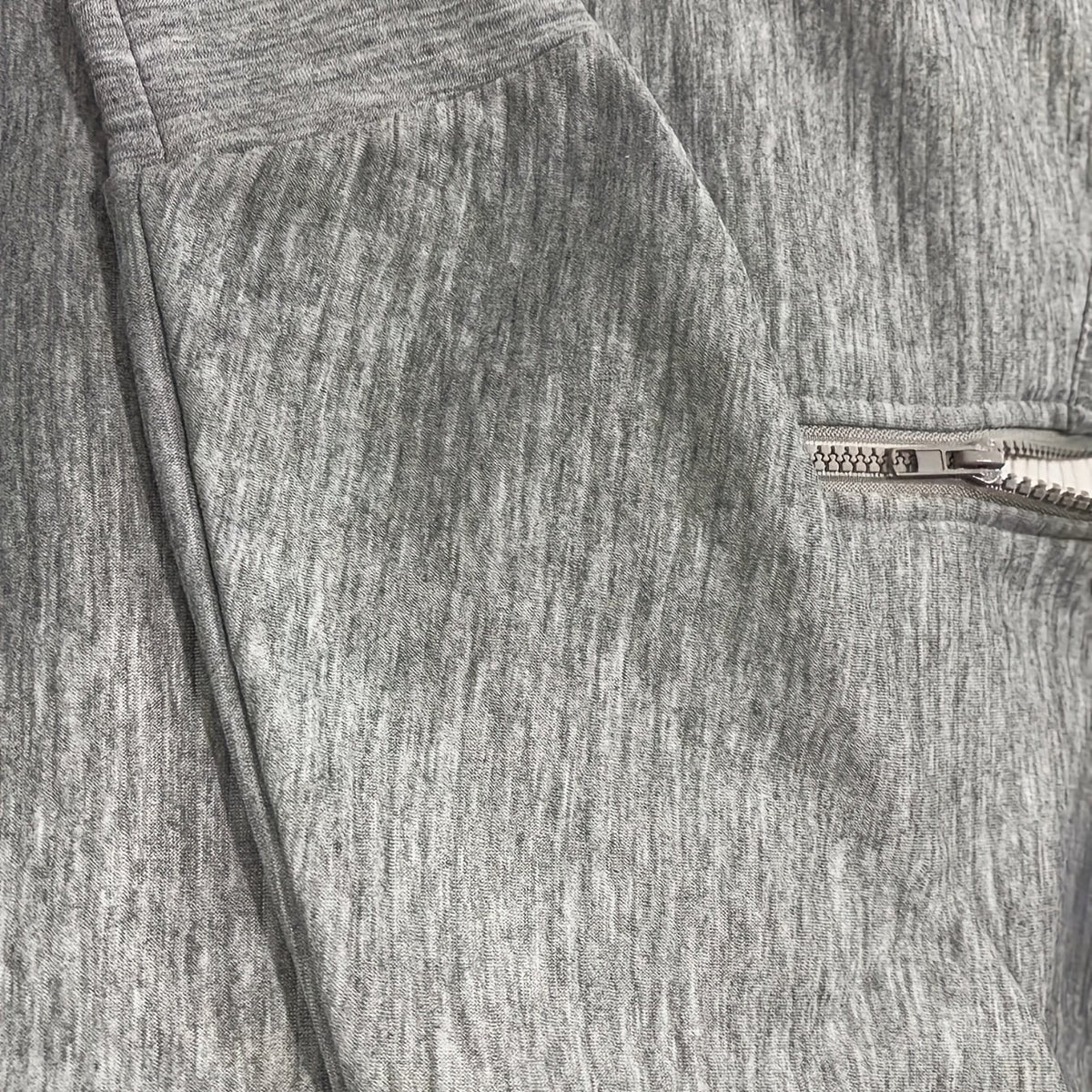 Men's Half Zip Sweatshirt with Textured Cotton Funnel Neck and Long Sleeves - Image 15
