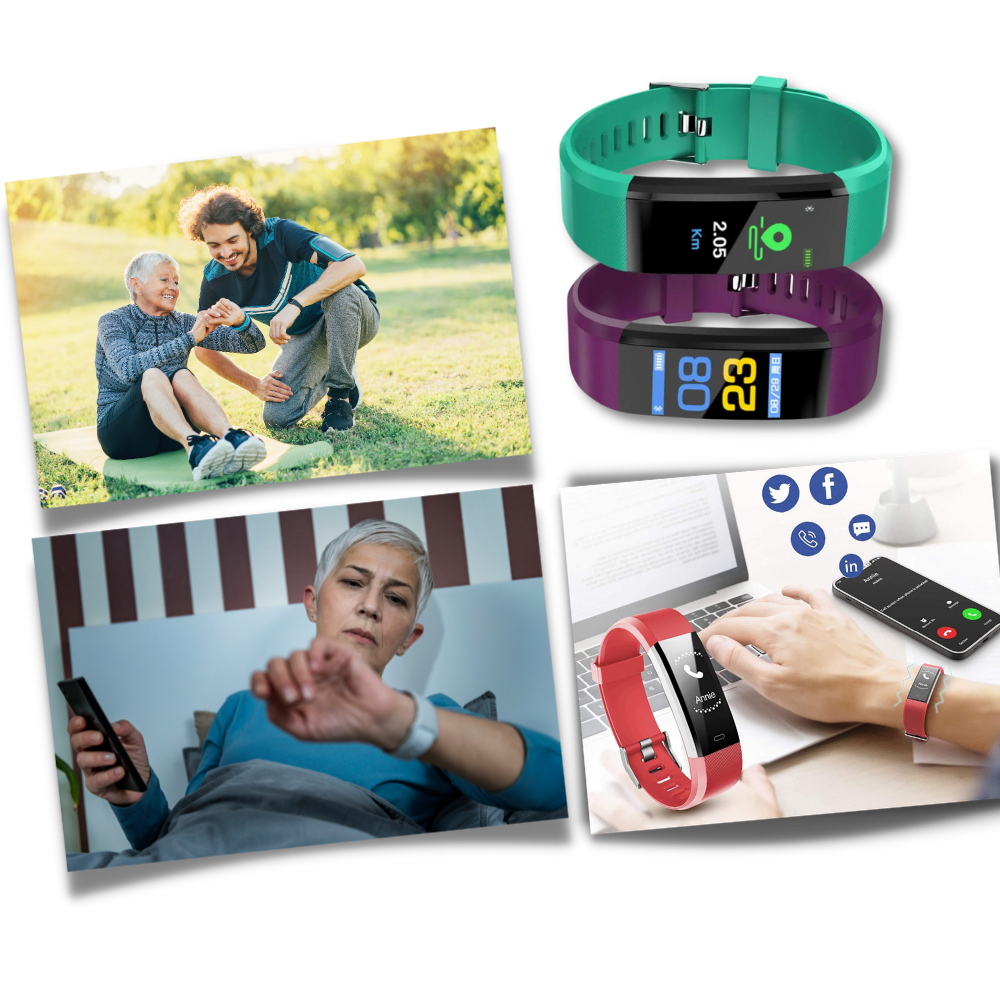 Men's Senior Fitness Tracker Step Counter Watch with Activity and Distance Tracking - Image 7