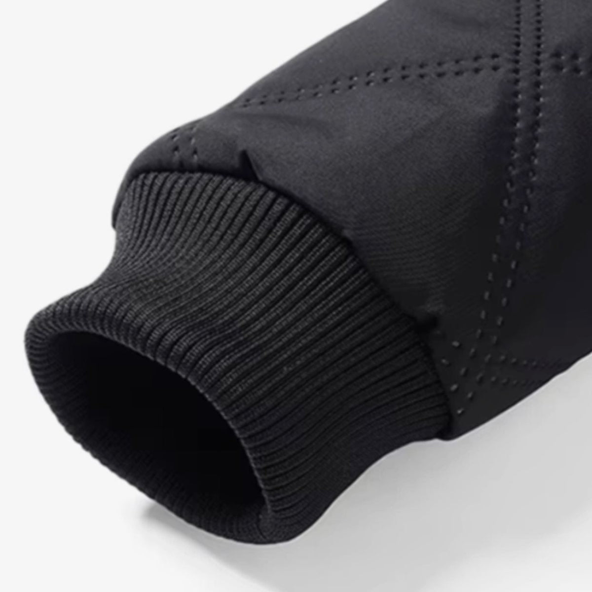 Men's Winter Jackets with Quilted Shell and Fleece Lining Bomber - Image 10