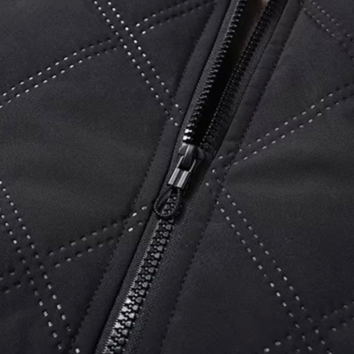 Men's Winter Jackets with Quilted Shell and Fleece Lining Bomber - Image 7