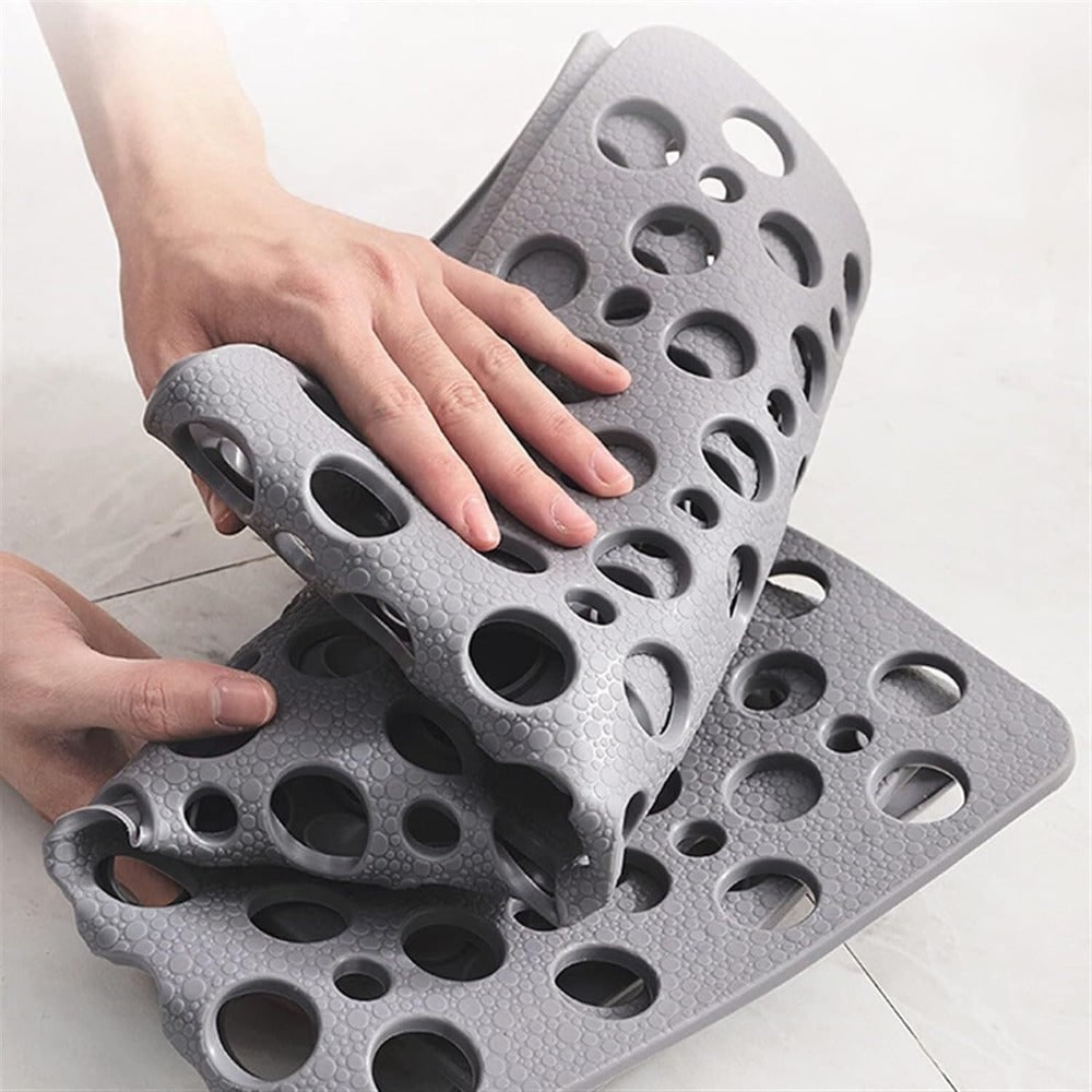 Non Slip Shower Mat with Suction Cups and Quick Dry Drainage Holes - Image 5