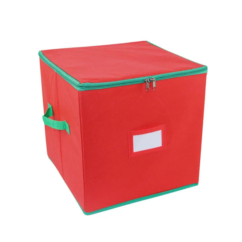 Ornament Storage Box with Dividers Zippered Lid and Viewing Window - Image 8