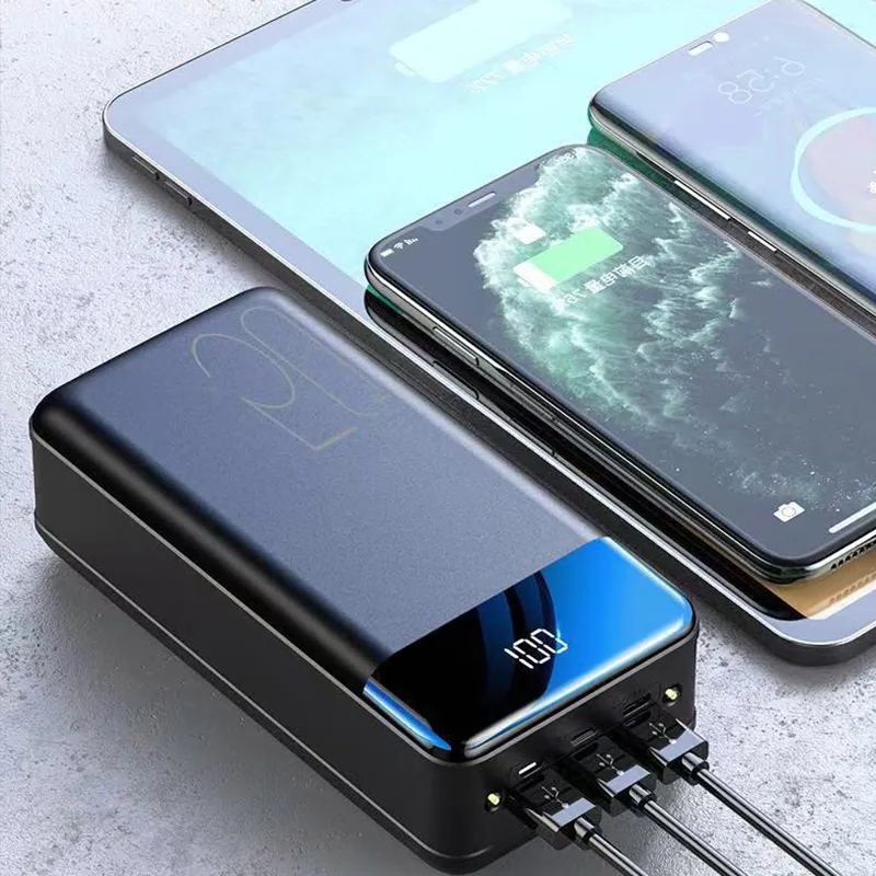 Batería externa portátil de capacidad ultr alta – Energía de respaldo prolongada para teléfonos, tabletas y laptops