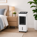Portable Air Conditioner Evaporative Cooler with Fan and Humidifier on Wheels - Image 3